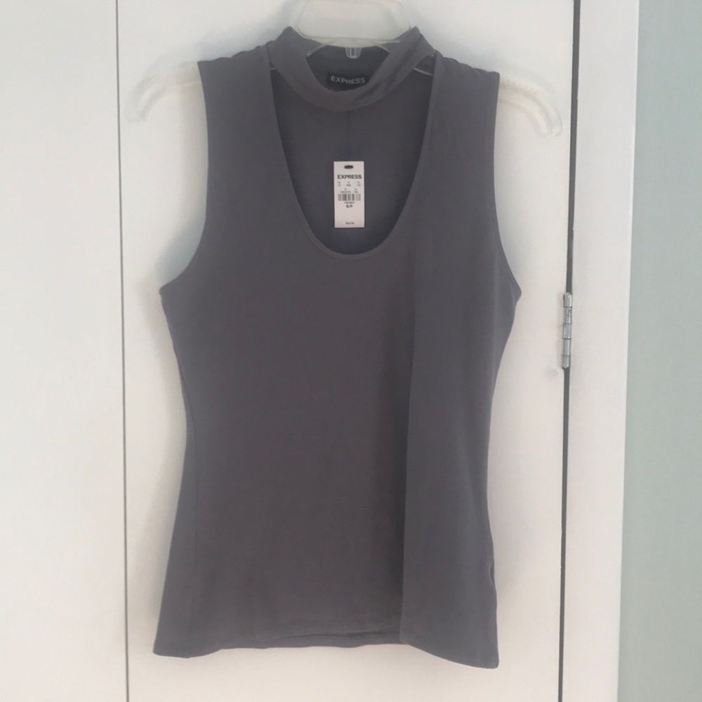 Express Scoop neck sleeveless top